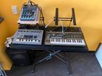 Keyboard standaard+tafelblad Gravity KSX 2 RD nieuw staat!, Ophalen, Zo goed als nieuw, Instrumentstandaard, Keyboard of Synthesizer