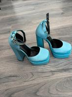 Hakken, Blauw, Nieuw, Ophalen of Verzenden, Schoenen met hoge hakken