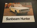 Brochure Sunbeam Hunter 1973, Ophalen of Verzenden, Zo goed als nieuw, Overige merken