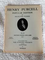 Henry Purcell - Fifteen Songs and Airs, Gebruikt, Klassiek, Zang, Ophalen of Verzenden