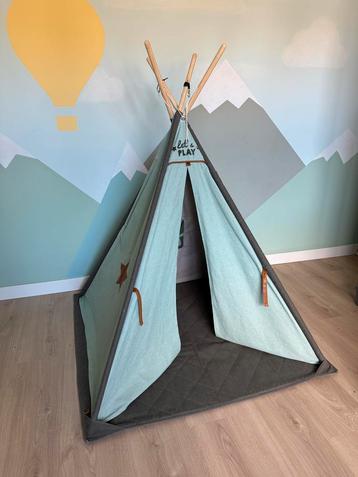 Canvas speeltent indianen tent tipi beschikbaar voor biedingen