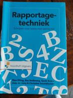 Rapportagetechniek 9789001881788, Noordhoff, Ophalen of Verzenden, Zo goed als nieuw, Werktuigbouwkunde