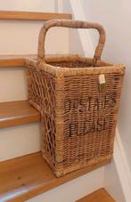 Riviera Maison rattan trapmand, Ophalen of Verzenden, Zo goed als nieuw, Riet, Mand