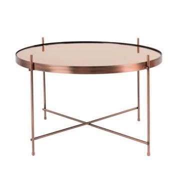 Zuiver Cupid salontafel koper 60 cm doorsnee