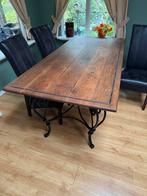 Brocante eettafel tuintafel 101x220, Huis en Inrichting, Tafels | Eettafels, Ophalen, Gebruikt, 100 tot 150 cm, 200 cm of meer