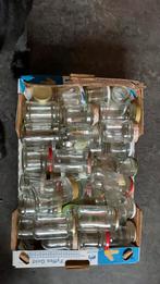 Diverse maten jampotjes glazen potjes, Ophalen, Gebruikt