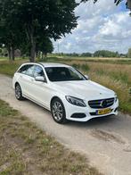✅ Mercedes-Benz C350e Hybrid 279pk NL-Auto, Incl. GARANTIE, Auto's, Mercedes-Benz, Automaat, USB, 800 kg, Leder en Stof