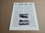 Artikel (uit oud tijdschrift) Ford Anglia (1953), Verzamelen, Ophalen, Gebruikt, Auto's