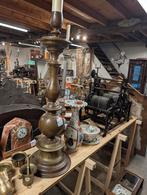 Bronzen kandelaar 125 cm. €80., Antiek en Kunst, Antiek | Kandelaars, Ophalen, Koper of Brons