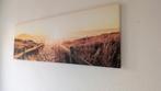 Prachtig Landschapsschilderij op canvas, Ophalen, 50 tot 75 cm, 125 cm of meer, Zo goed als nieuw