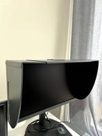 BenQ SW242Q 27 inch, 2K, met sunhood + hotkey puck, Computers en Software, Monitoren, Gebruikt, IPS, BenQ, In hoogte verstelbaar