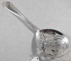 Grote zilveren natfruitlepel Dubbel Rondfilet antiek 835 zil, Ophalen of Verzenden, Zilver