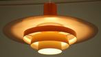 Vintage 1970's groot formaat, Ø 60 cm. Deense hanglamp, Verzenden, Vintage MCM, Vintage MCM, Zo goed als nieuw