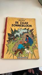 Kuifje  de zaak zonnebloem  tin tin 1956, Eén stripboek, Ophalen of Verzenden, Gelezen