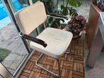 Eetkamerstoelen / Kantoorstoelen met armleuning 6 stuks/, Ophalen, Gebruikt, Zwart