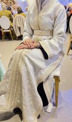 Marokkanse brokaat jurk, Kleding | Dames, Trouwkleding en Trouwaccessoires, Ophalen of Verzenden, Zo goed als nieuw, Blauw, Trouwjurk