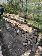 Veldbrand stenen, metstelstenen, bakstenen, Doe-het-zelf en Verbouw, Metselstenen, Ophalen, Gebruikt, Bakstenen