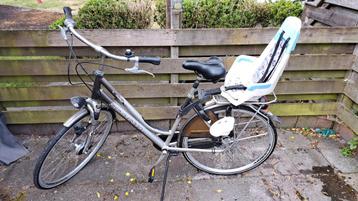 Sparta helios dames fiets 28 inch met bobike kinderzitje beschikbaar voor biedingen
