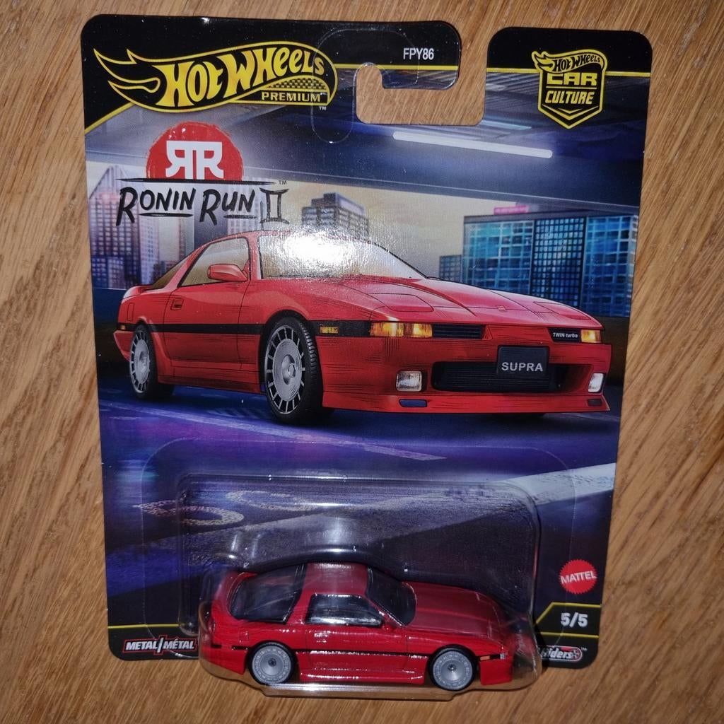 244 - Hotwheels Toyota Supra MK3 in verpakking., Hobby en Vrije tijd, Modelauto's | Overige schalen, Nieuw, Auto, Ophalen of Verzenden