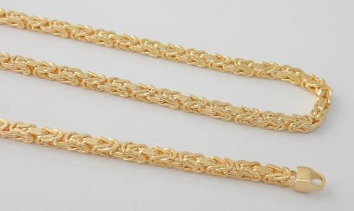 Zware 14 karaat Gouden Koningsketting Ketting Koningsschakel, Sieraden, Tassen en Uiterlijk, Kettingen, Nieuw, Goud, Goud, Ophalen of Verzenden