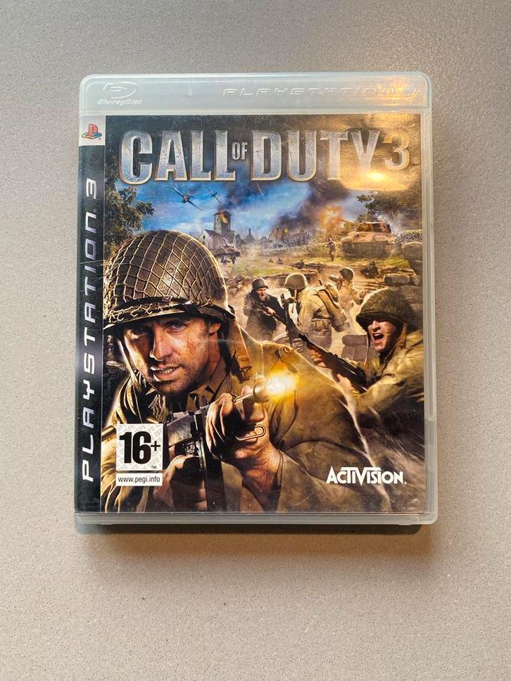 Call of Duty 3 - PS3, Spelcomputers en Games, Games | Sony PlayStation 3, Gebruikt, Shooter, 2 spelers, Vanaf 16 jaar, Eén computer