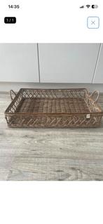 Groot rattan dienblad Riviera Maison/Pierre Avenue tray, Ophalen of Verzenden