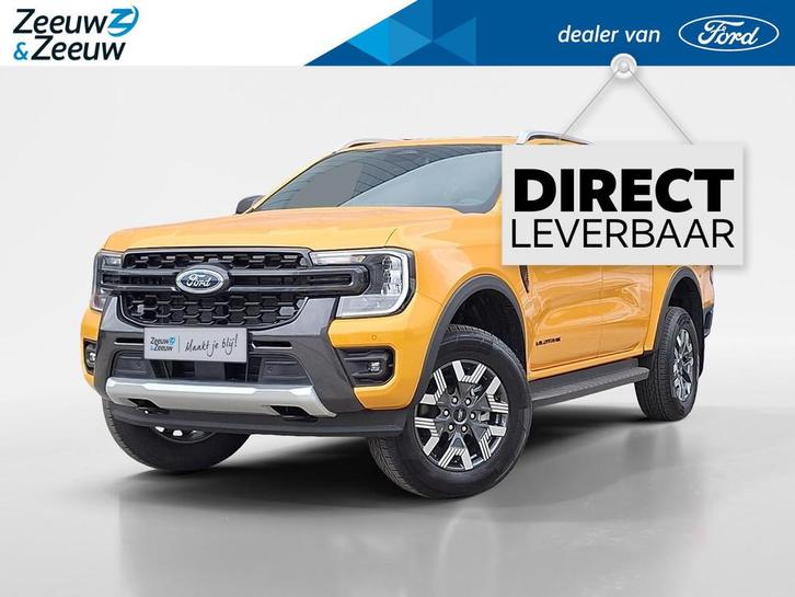 Ford Ranger Wildtrak 2.3 PHEV 279pk 10-traps automaat | 0,99, Auto's, Ford, Bedrijf, Te koop, Ranger, 4x4, ABS, Achteruitrijcamera