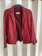 Zacht leren jasje/colbert, Ophalen of Verzenden, Maat 38/40 (M), Rood