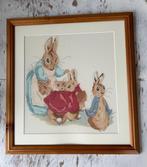 PETER RABBIT van BEATRIX POTTER...geborduurd., Hobby en Vrije tijd, Borduren en Borduurmachines, Ophalen of Verzenden, Zo goed als nieuw