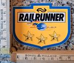 Vintage sticker Nederlandse Spoorwegen NS Railrunner logo, Verzamelen, Ophalen of Verzenden, Zo goed als nieuw, Overige typen