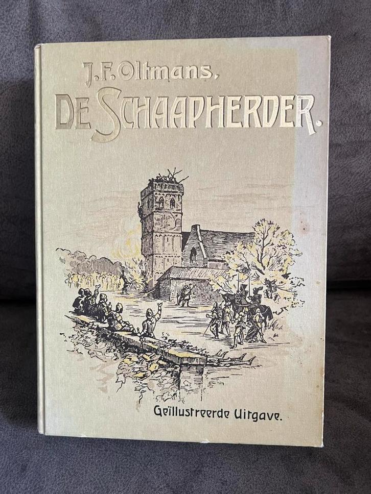 Vintage Boek J.F Oltmans De Schaapherder., Boeken, Avontuur en Actie, Zo goed als nieuw, Ophalen of Verzenden