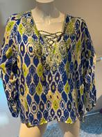 Taj blouse met kralen maat s, Blauw, Ophalen of Verzenden, Maat 36 (S), Taj