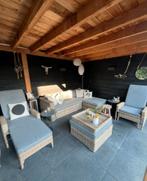 Prachtige, Royale loungeset van wicker, Tuin en Terras, Tuinsets en Loungesets, Ophalen, Zo goed als nieuw, Wicker