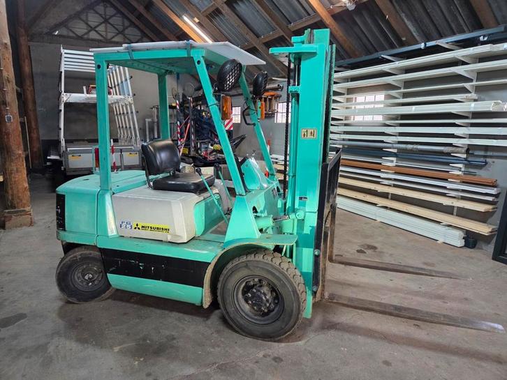 Mitsubishi Heftruck, 2500 kg hefcapaciteit, Zakelijke goederen, Machines en Bouw | Heftrucks en Intern transport, Heftruck, Benzine