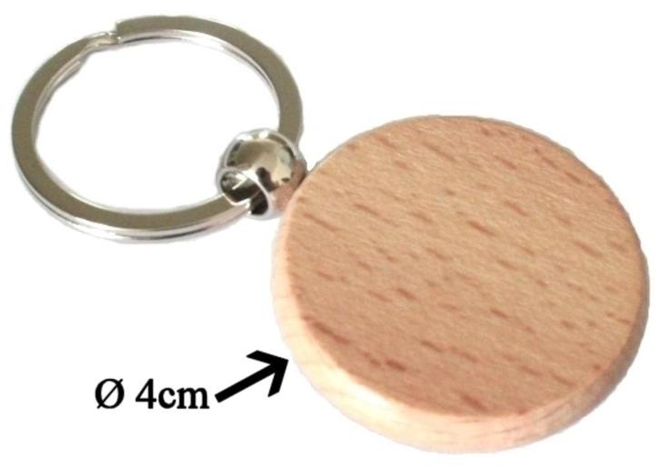 Sleutelhanger hout beuken graveren silhouette cameo plotter, Hobby en Vrije tijd, Knutselen, Nieuw, Materiaal, Ophalen