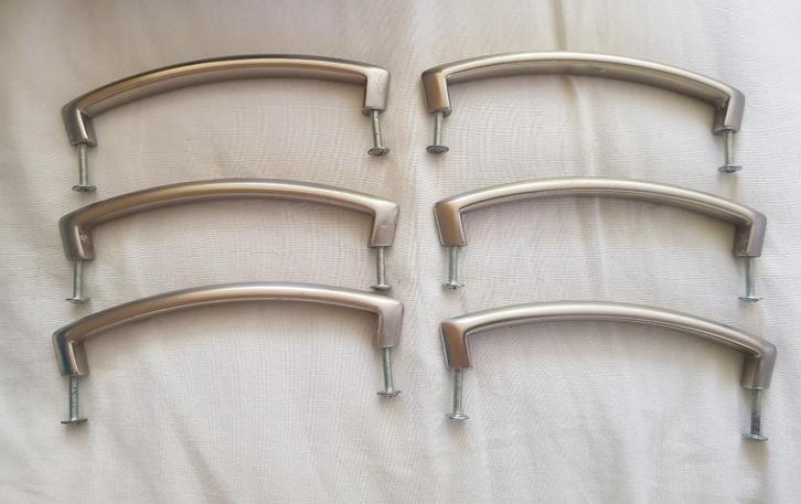 6  RVS zware kwaliteit keukenhandgrepen, pst, Huis en Inrichting, Keuken | Keukenelementen, Gebruikt, Minder dan 100 cm, Minder dan 50 cm