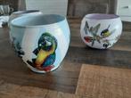 Prachtige mooie unieke Decoupage vazen (Handmade), Overige kleuren, Nieuw, Ophalen of Verzenden, Glas