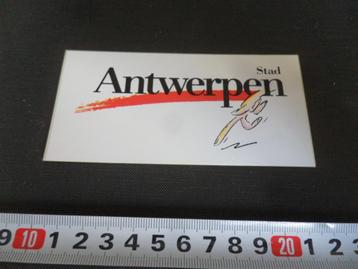 sticker stad ANTWERPEN beschikbaar voor biedingen