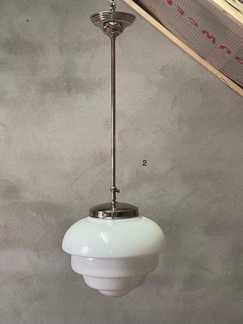 (Art Deco) lampen, Huis en Inrichting, Lampen | Hanglampen, Zo goed als nieuw, Minder dan 50 cm, Ophalen of Verzenden