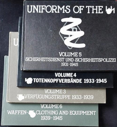 Boekenserie: "Uniforms of the ss", Andrew Mollo 1972, Verzamelen, Militaria | Tweede Wereldoorlog, Landmacht, Boek of Tijdschrift