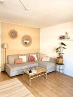 Ikea Friheten Hoekbank Slaapbank Beige, Ophalen, Hoekbank, Driepersoons, 75 tot 100 cm