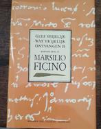 Brieven van Marsilio Ficino deel II, Ophalen of Verzenden, Zo goed als nieuw, Marsilio Ficino
