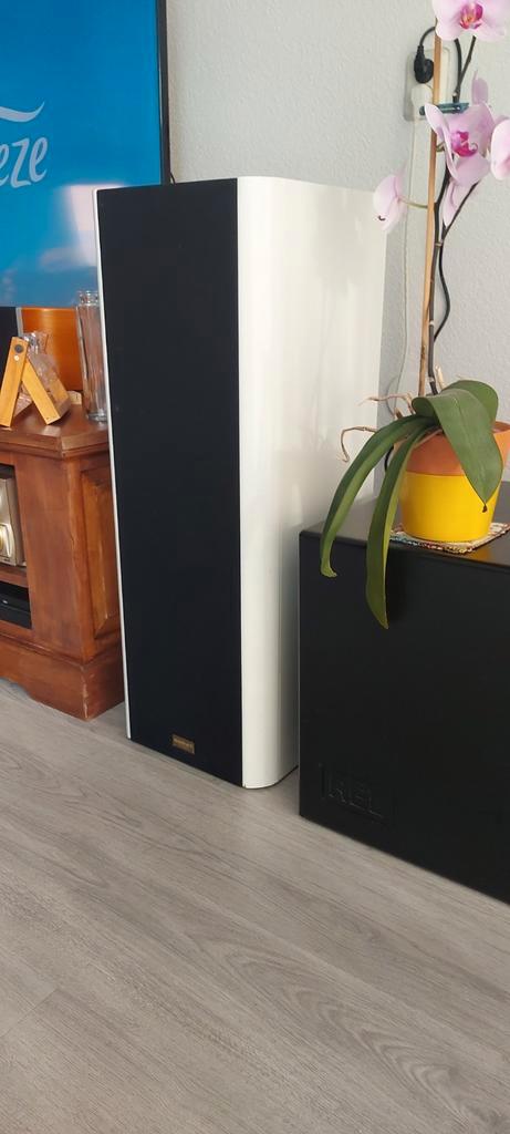 Quadral Shogun Mk IV luidsprekers, Audio, Tv en Foto, Luidsprekers, Gebruikt, Front, Rear of Stereo speakers, 120 watt of meer