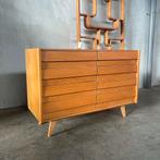 Oude lade ladekast, jiroutek, vintage kast, jaren 60, Ophalen, 5 laden of meer, 50 tot 100 cm, Zo goed als nieuw