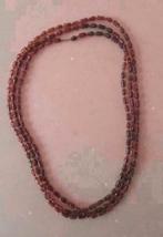 Kunststof Ketting 150 cm amberkleurig, Sieraden, Tassen en Uiterlijk, Kettingen, Ophalen of Verzenden, Zo goed als nieuw, Kunststof