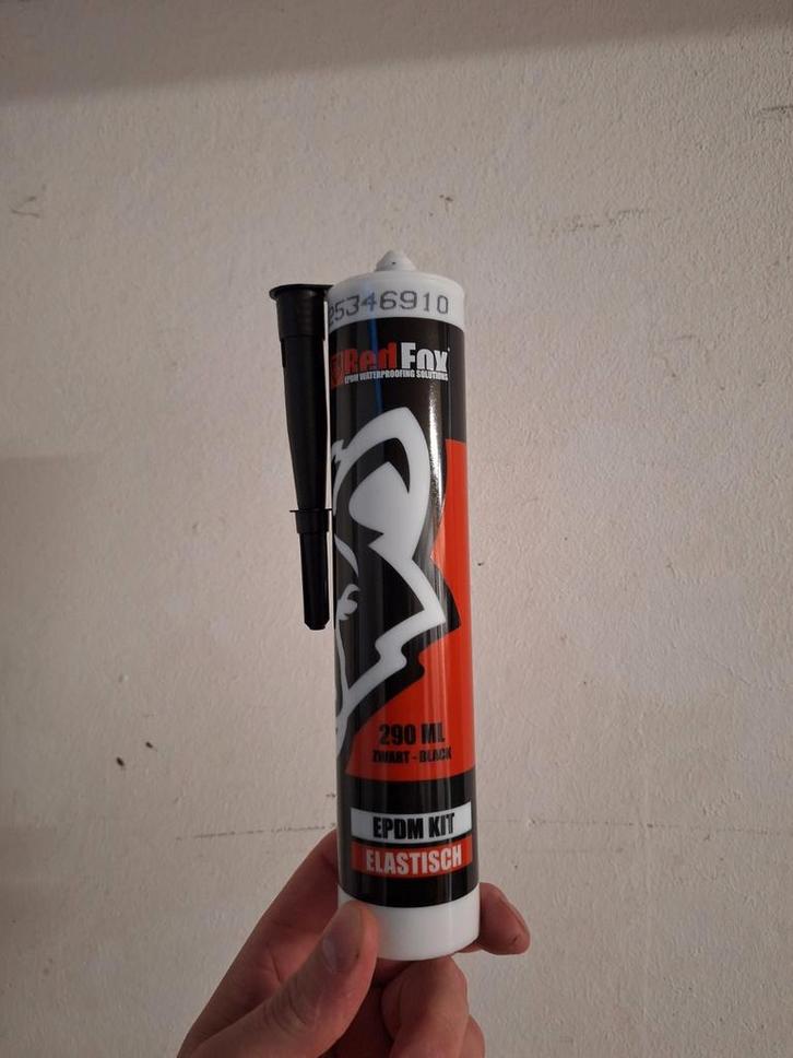 EPDM Kit Zwart - Red Fox, Doe-het-zelf en Verbouw, Isolatie en Afdichting, Nieuw, Overige materialen, Ophalen