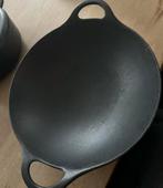 Gietijzeren Wok - Zware Kwaliteit, Ophalen of Verzenden, Zo goed als nieuw, Gietijzer, Wok