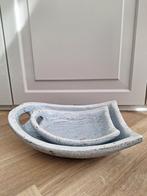 Brynxz Schalen Set Lichtblauw - 2 stuks, Huis en Inrichting, Ophalen of Verzenden, Rond, Glas