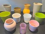 Diverse bloempotten - set van 10, Ophalen, Gebruikt, Overige kleuren, Aardewerk of Porselein