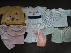 Pakket 6x setje, pakje, broek, shirt, vintage vestje., Kinderen en Baby's, Babykleding | Maat 62, Meisje, Ophalen of Verzenden